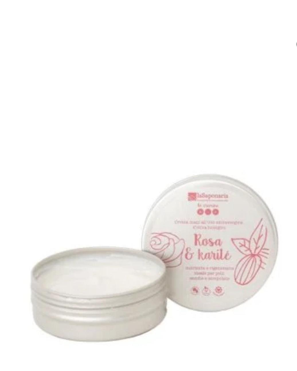 Crema mani rosa e karité 60ml