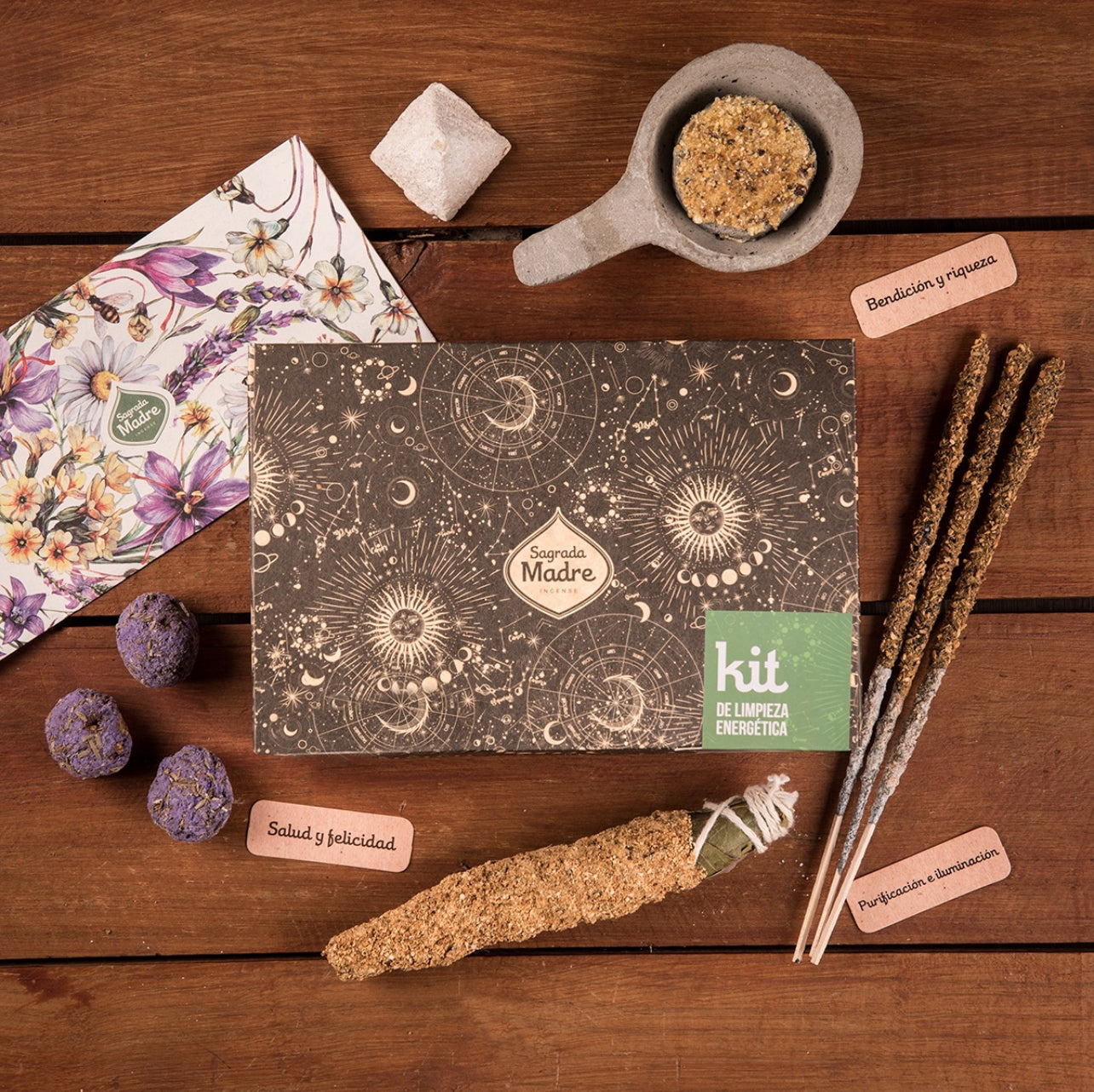 Kit pulizia energetica incenso
