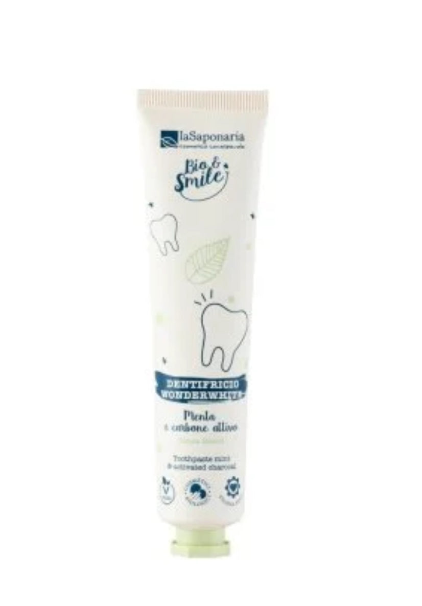 Dentifricio sbiancante WonderWhite Menta&Carbone 75ml