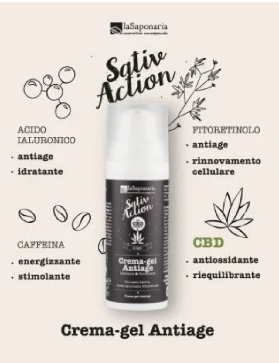 Crema-Gel viso uomo Antiage 50ml