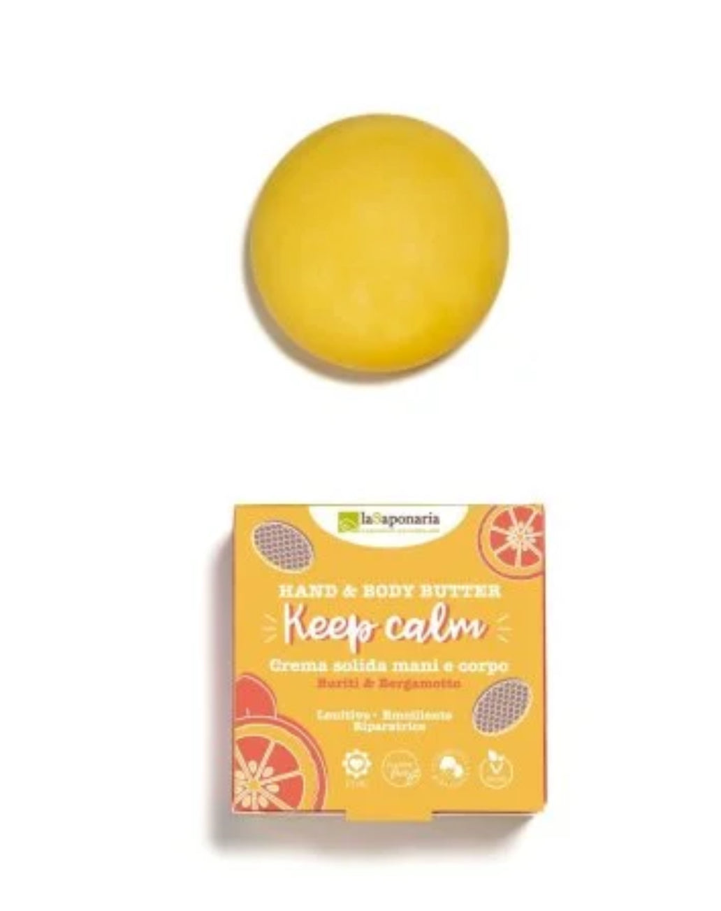 Crema solida mani e corpo KEEP CALM 80g