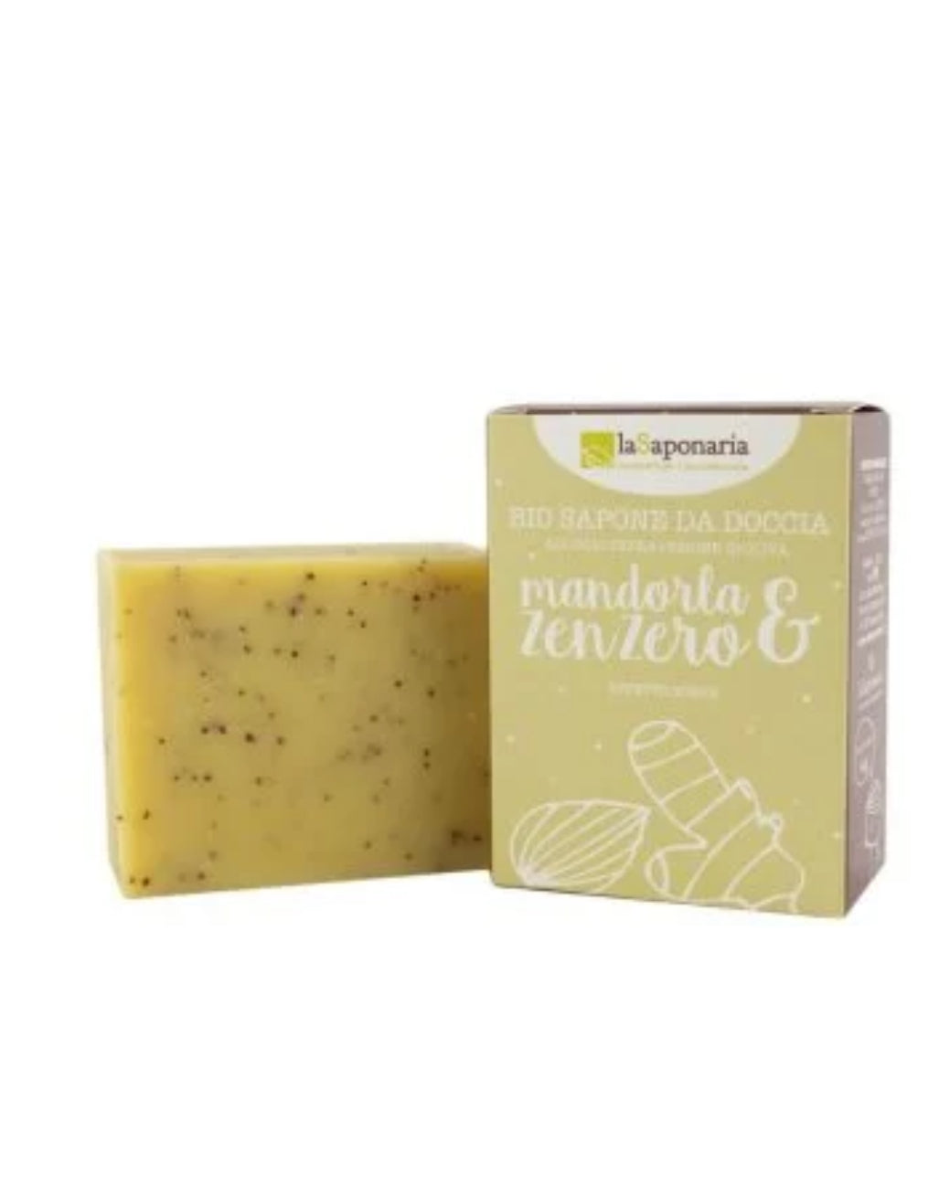 Sapone da doccia mandorla e zenzero 100g