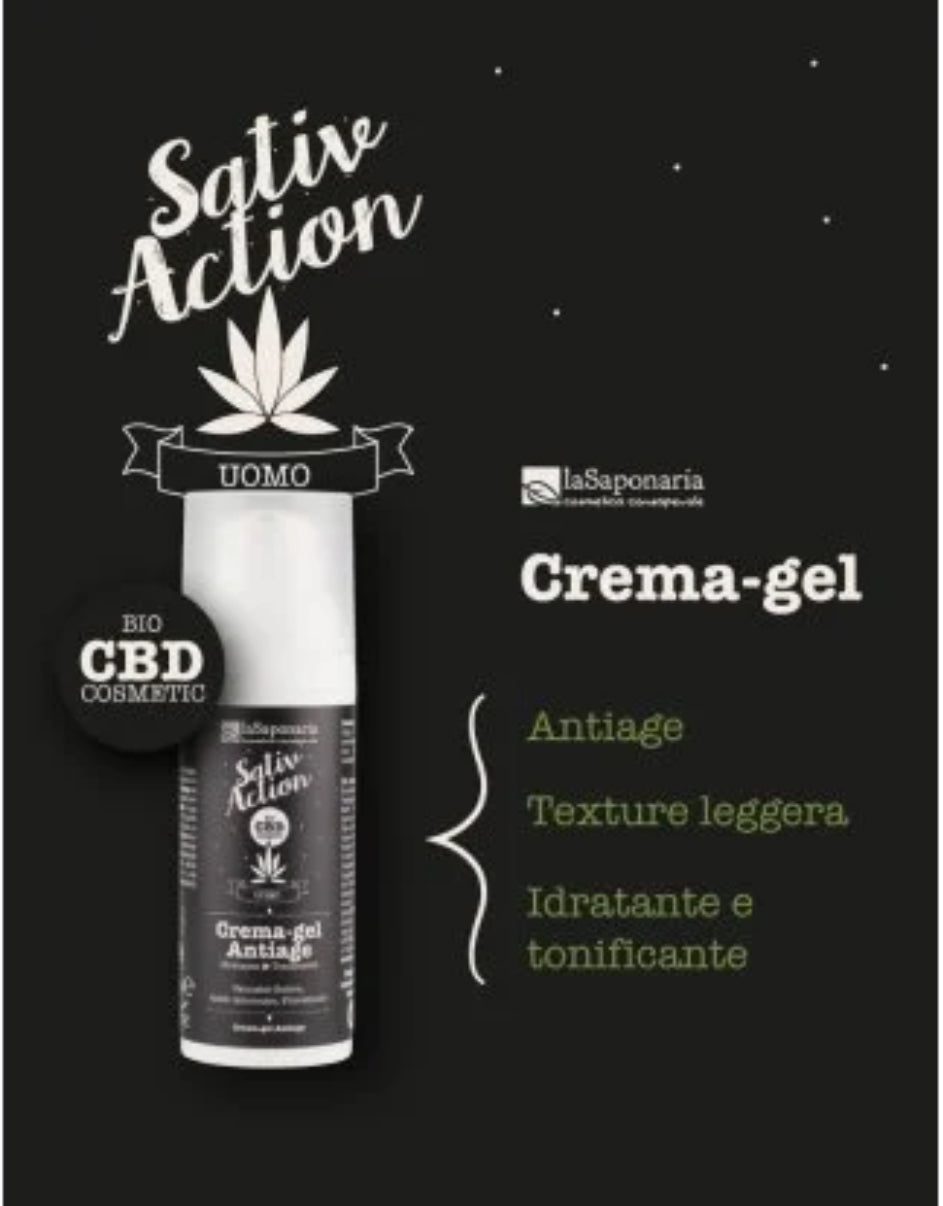 Crema-Gel viso uomo Antiage 50ml