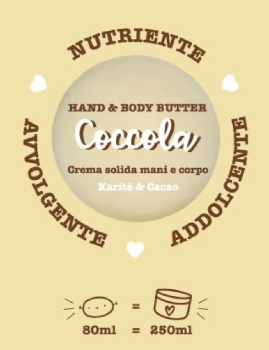 Crema solida mani e corpo COCCOLA 80g