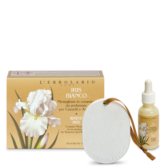 Medaglione per Cassetti e Armadi Iris Bianco 30 ml