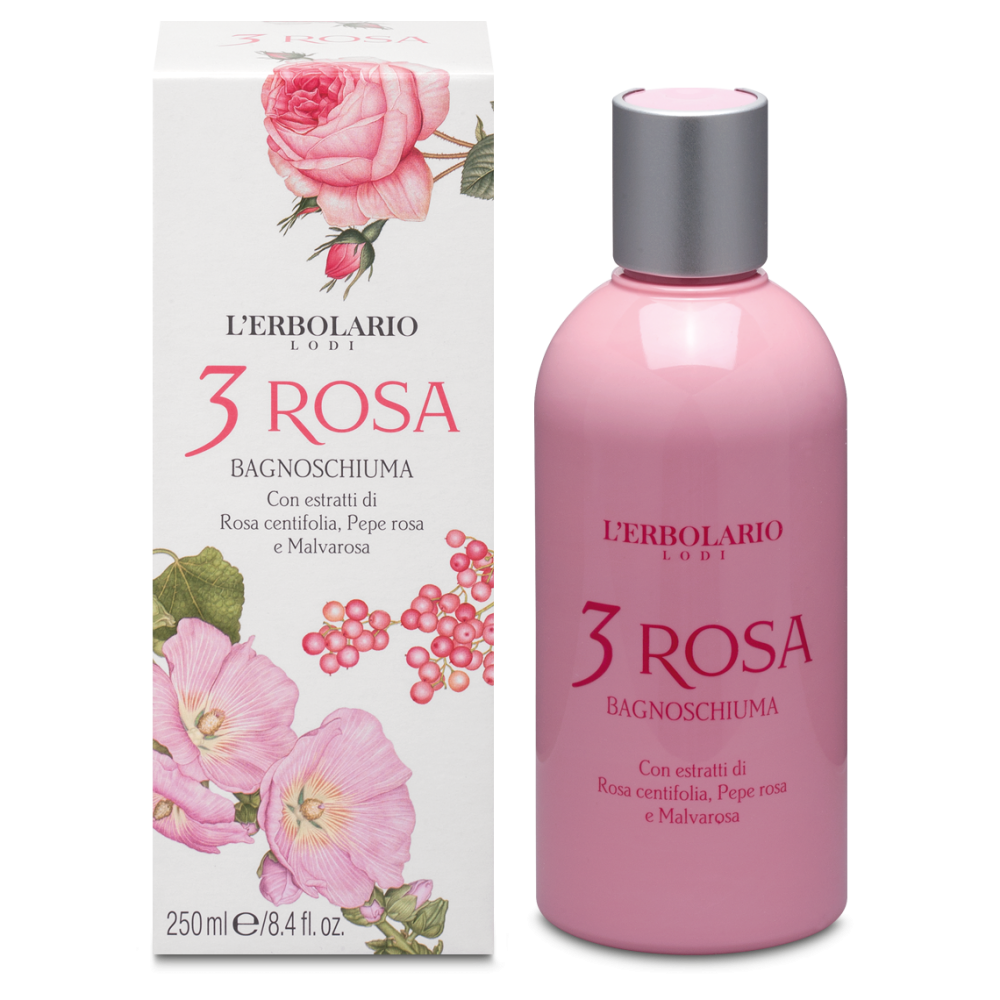 Bagnoschiuma 3 Rosa 250 ml