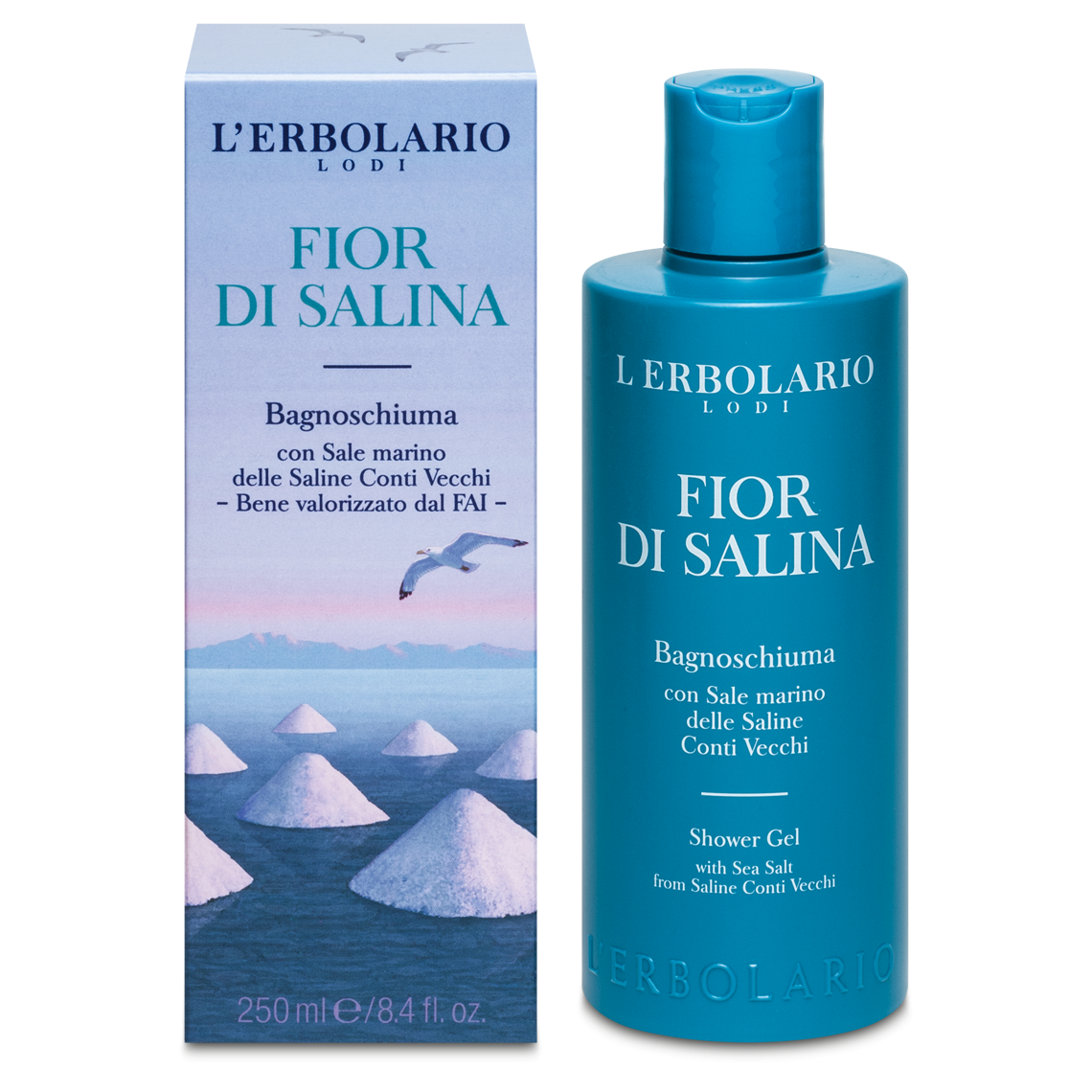 Bagnoschiuma Fior di Salina 250 ml