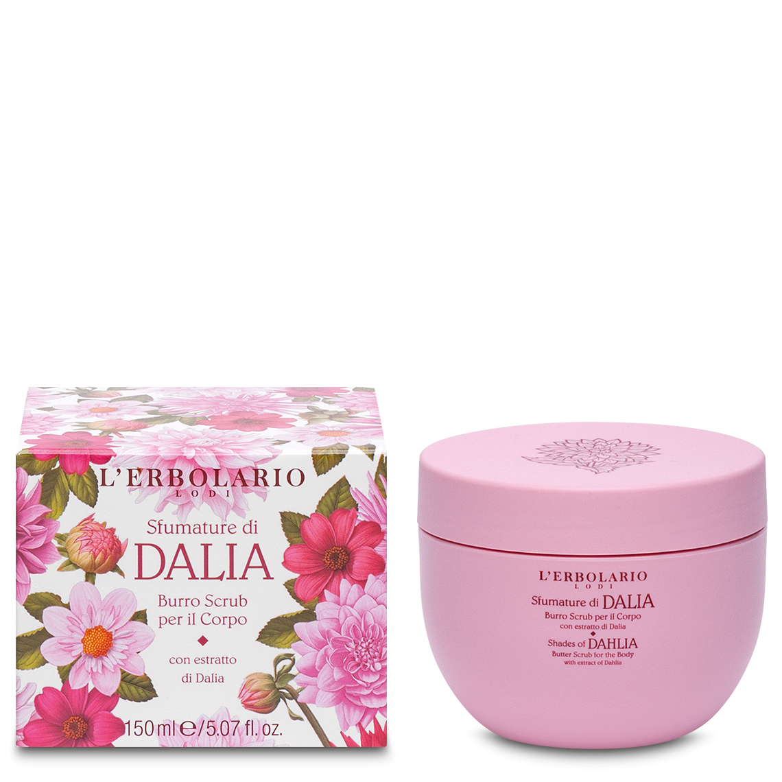 Burro Scrub per il Corpo Sfumature di Dalia 150 ml