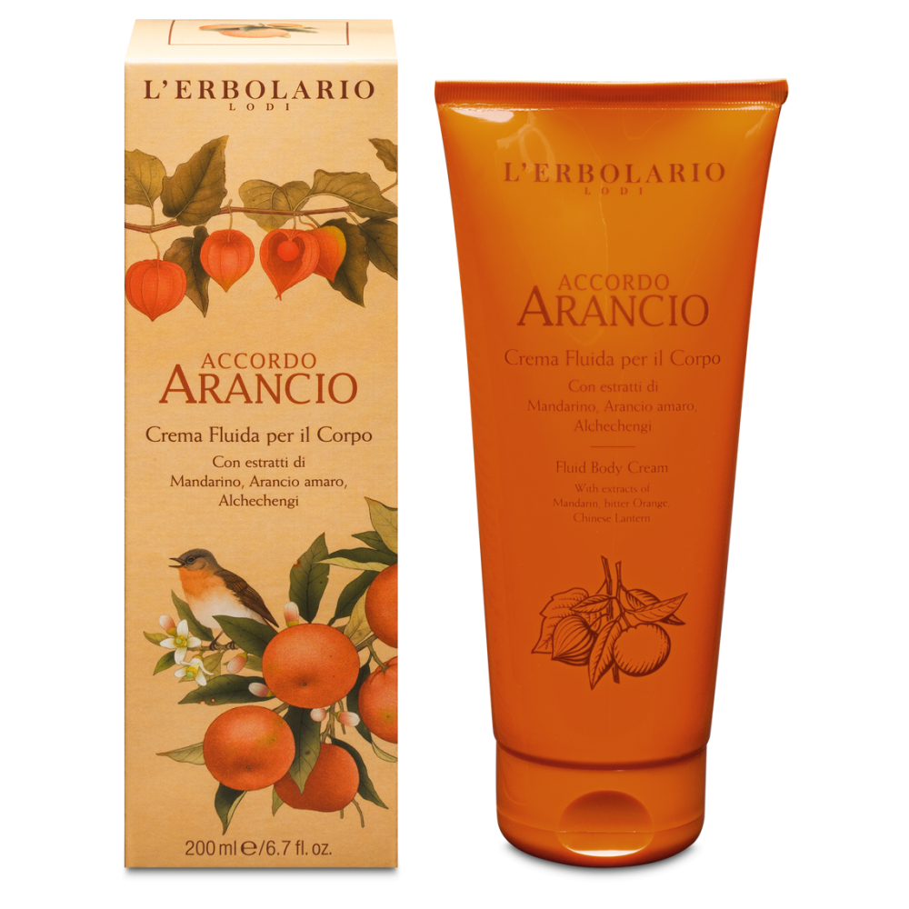 Crema Fluida per il Corpo Accordo Arancio 200 ml