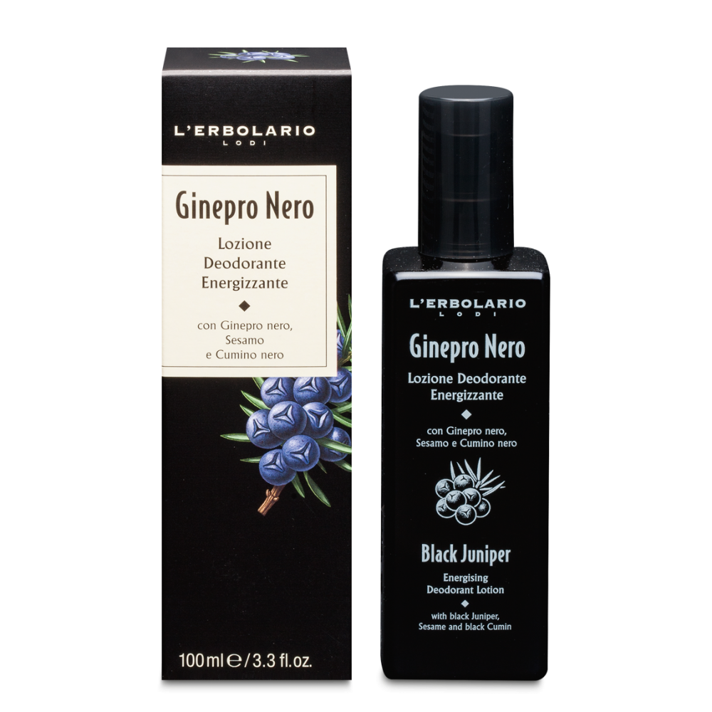Lozione Deodorante Energizzante Ginepro Nero 100 ml