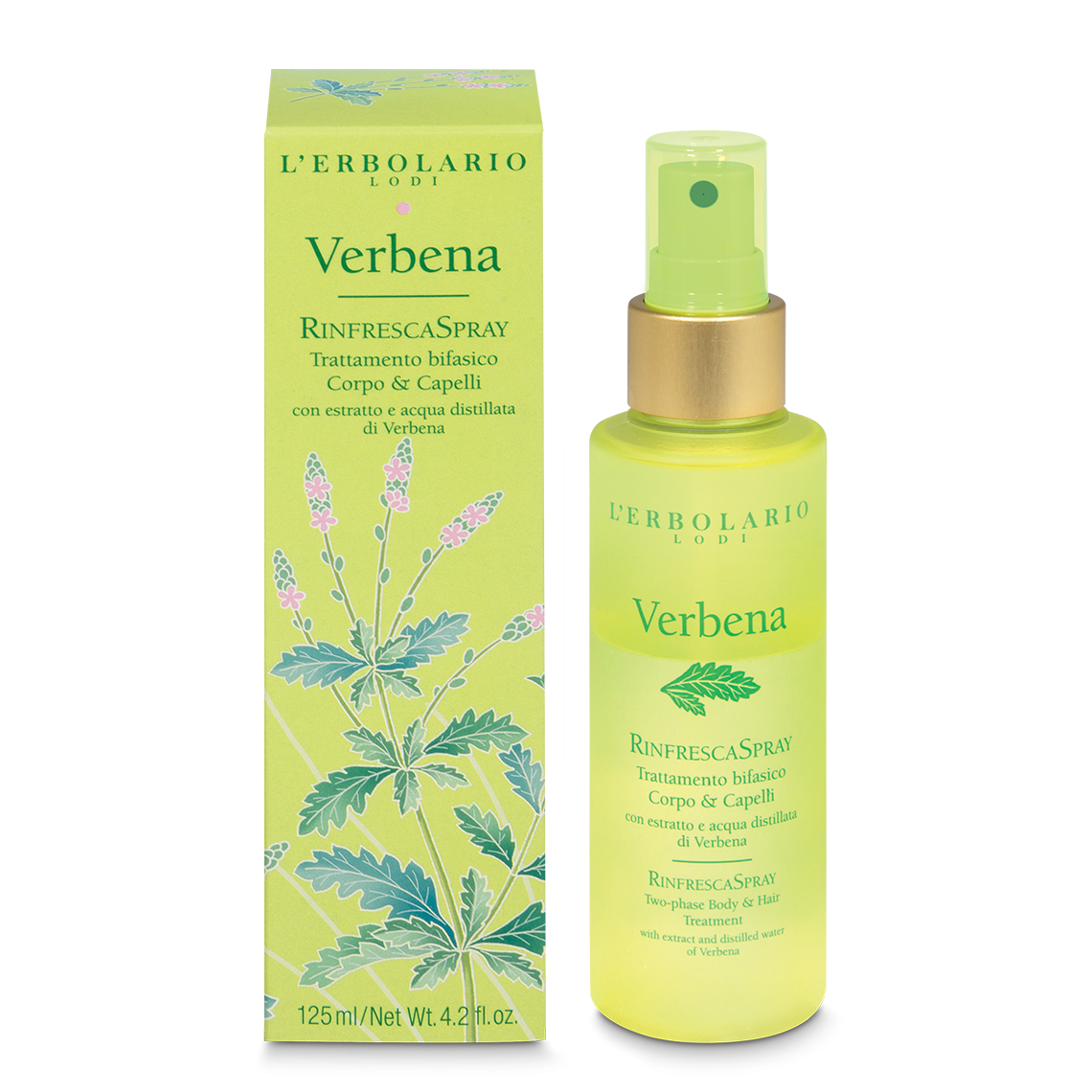 RinfrescaSpray Corpo & Capelli Verbena 125 ml