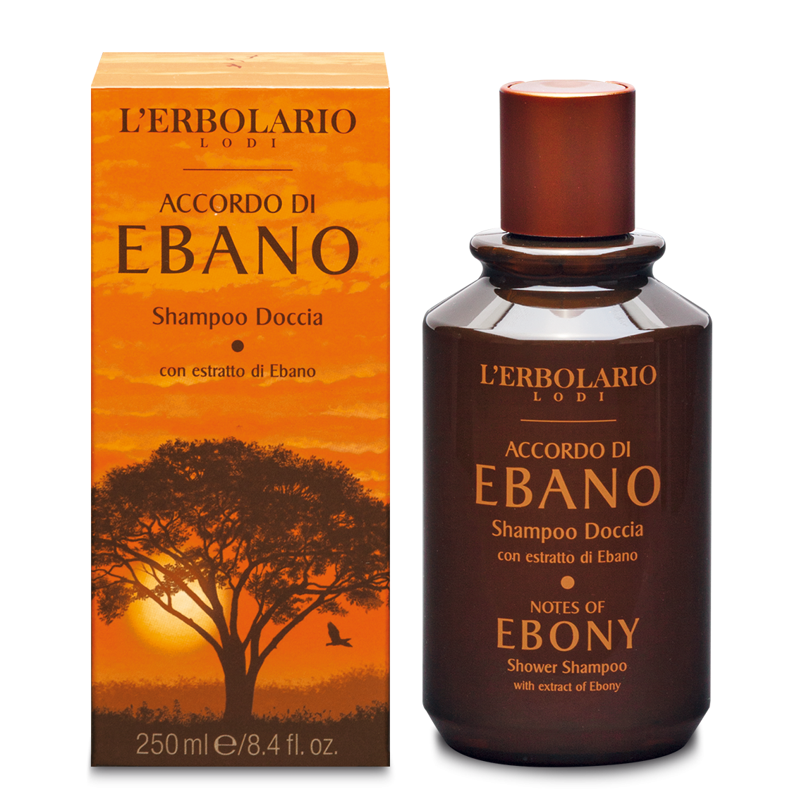 Shampoo Doccia Accordo di Ebano 250 ml