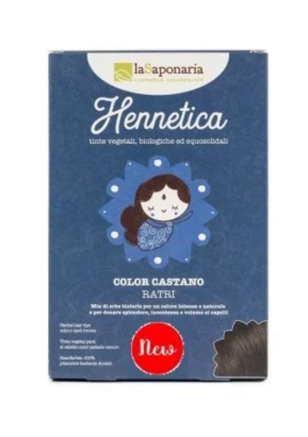 Tinta vegetale castano scuro - “Ratri” 100g