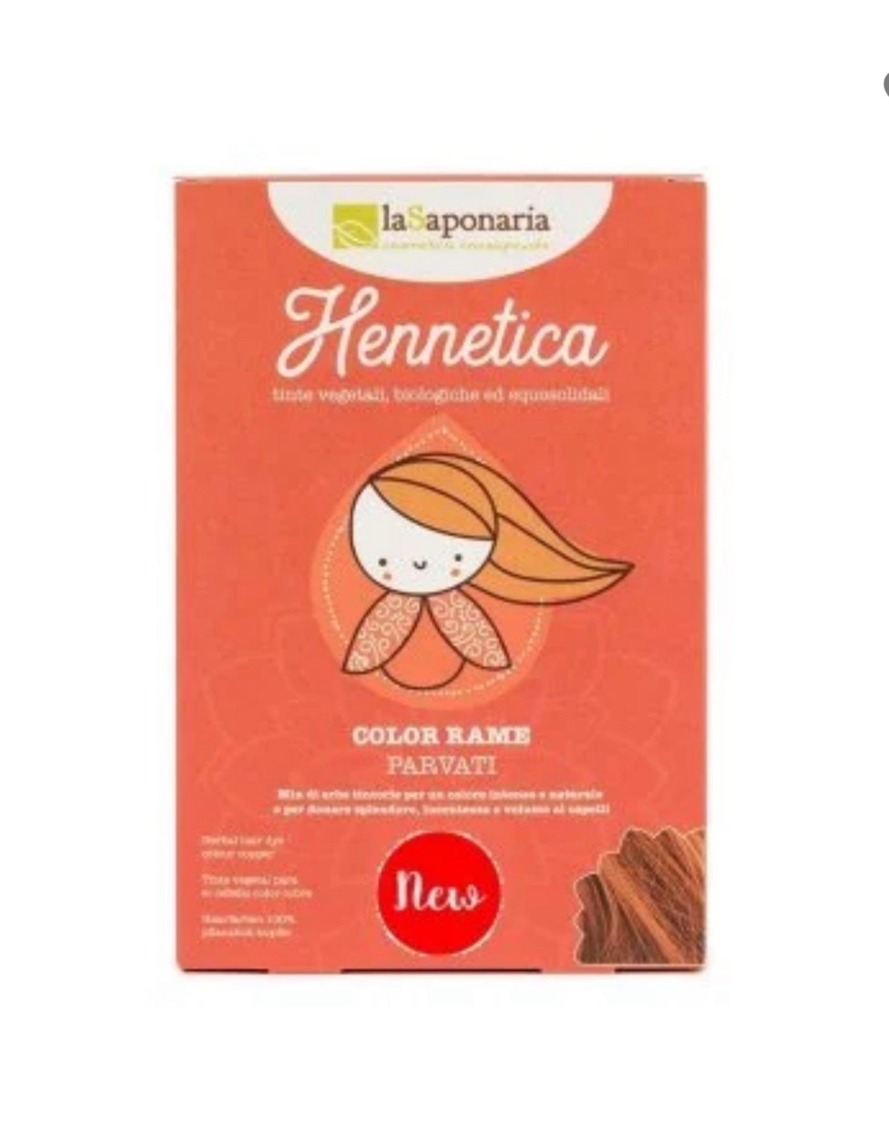 Tinta vegetale rame - “Parvati” 100g