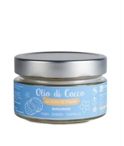 Olio di Cocco ai fiori di Tiarè biologico 150ml