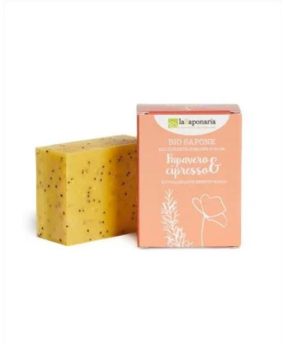 Sapone papavero e cipresso 100g