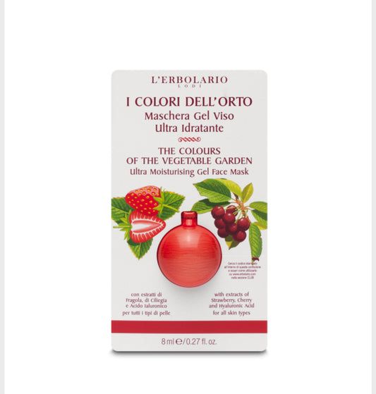 Maschera Gel Viso Ultra Idratante I Colori dell'Orto 8ml