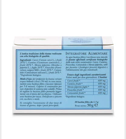 Tisana Biologica Carmina 20 bustine