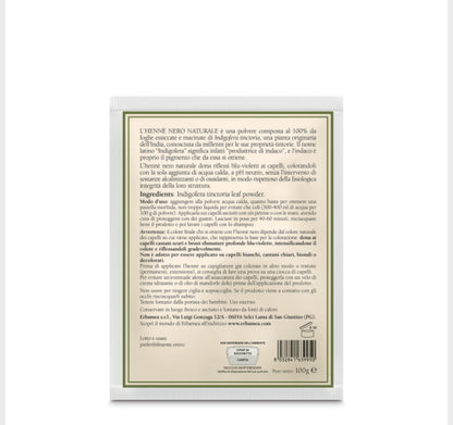 Hennè Naturale Nero - Rang 100g