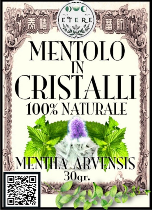 Incenso Cristalli di Mentolo
