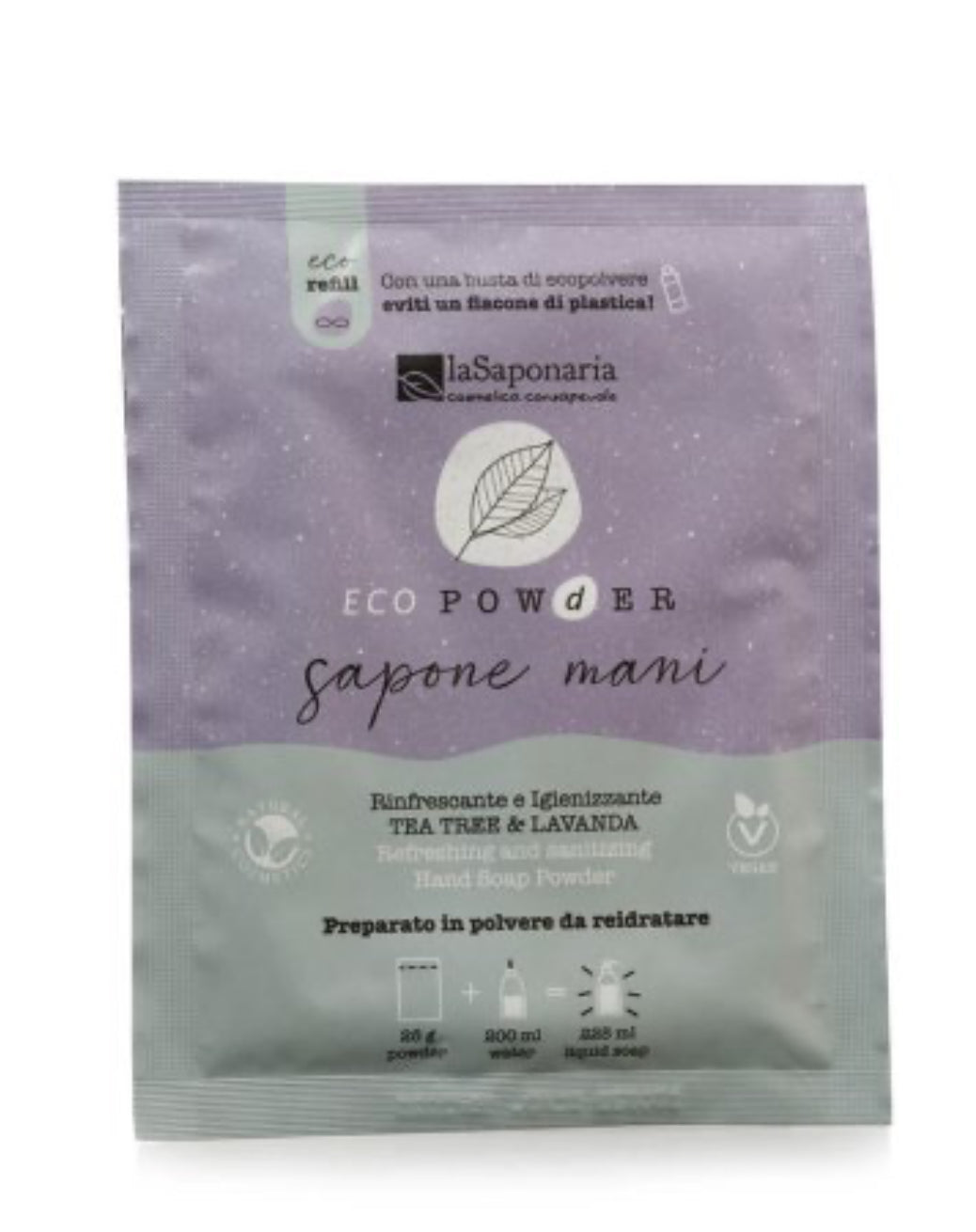 Sapone mani in polvere igienizzante 25g