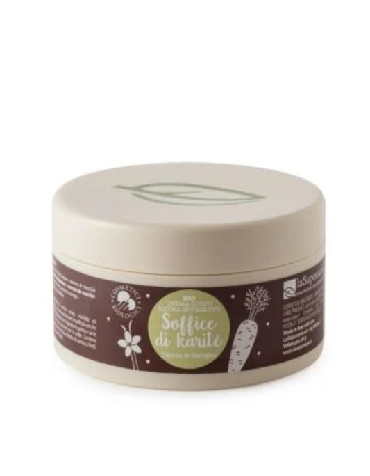 Crema corpo nutriente Carota e Vaniglia - Soffice di Karite Radici 180 ml