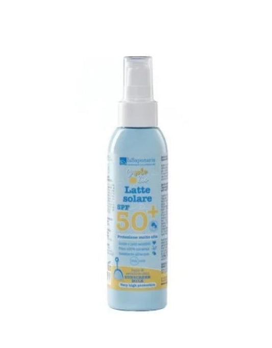 Latte solare SPF 50+ - Protezione molto alta bimbi e pelli sensibili 125ml