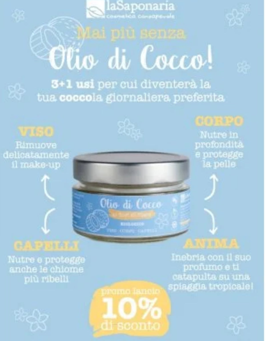 Olio di Cocco ai fiori di Tiarè biologico 150ml
