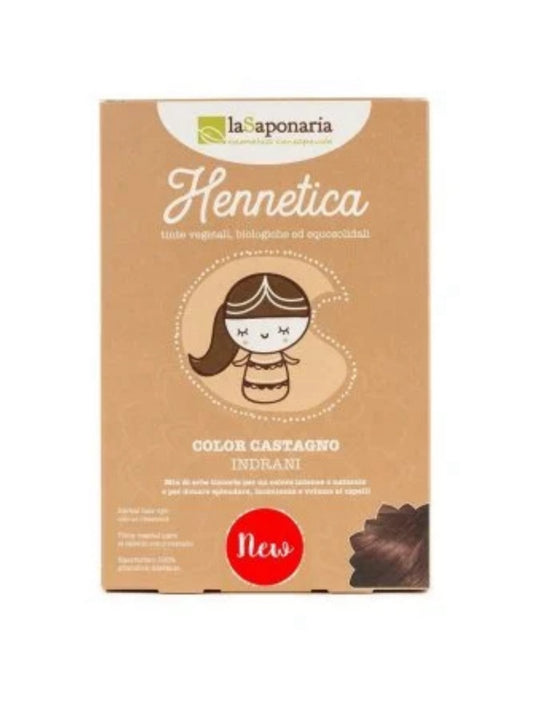 Tinta vegetale castagno - “Indrani” 100g