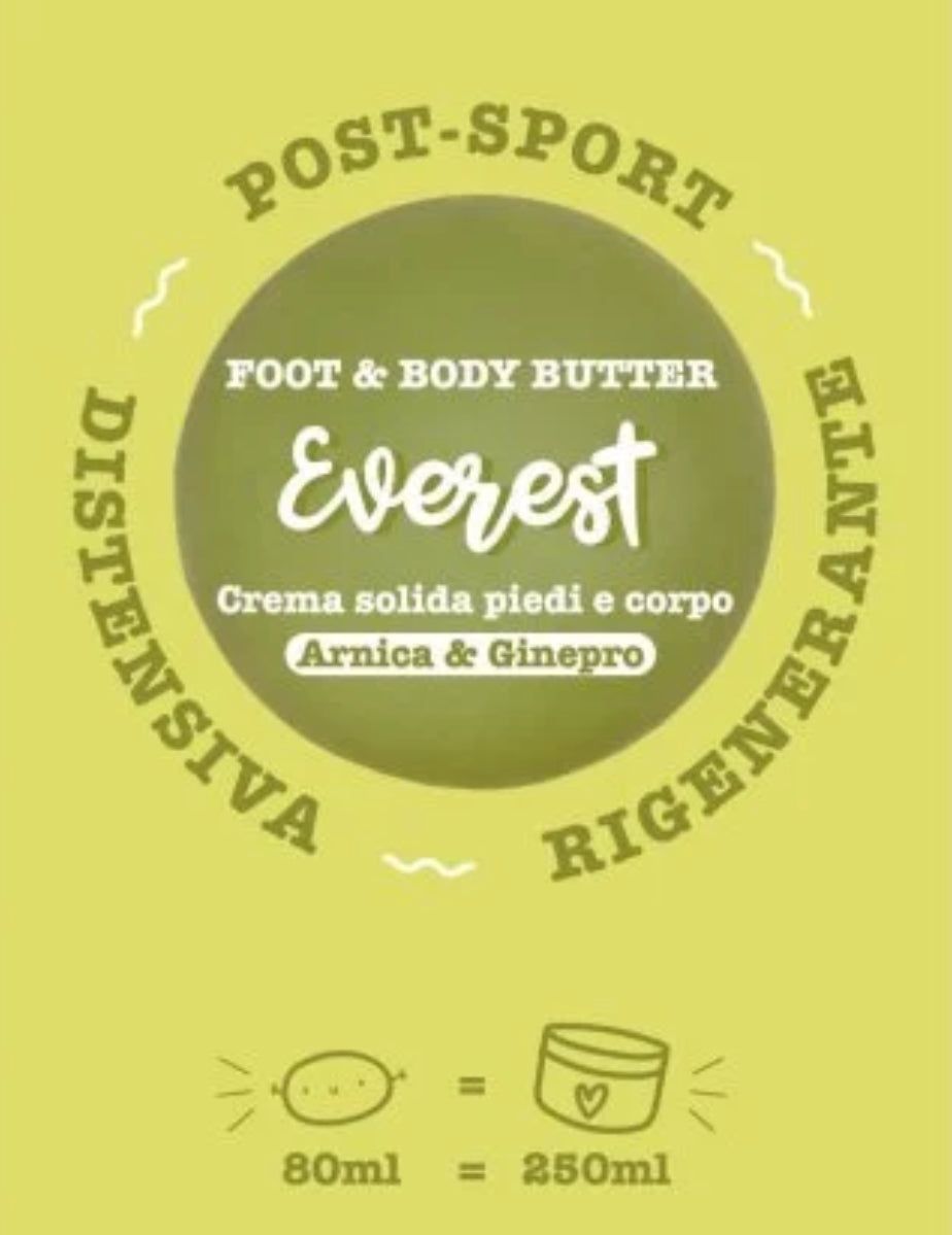 Crema solida piedi e corpo EVEREST 80 g