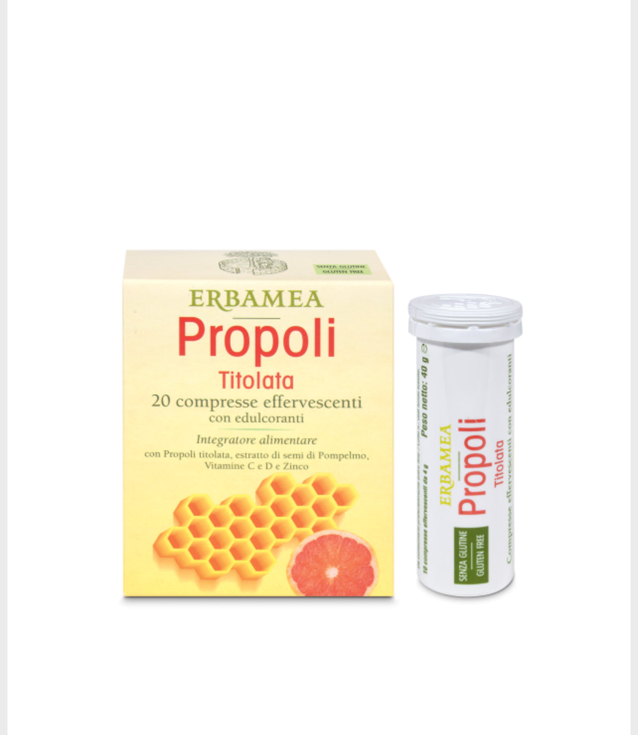 Compresse effervescenti Propoli Titolata 20 compresse