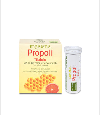 Compresse effervescenti Propoli Titolata 20 compresse