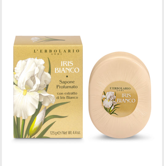 Sapone Profumato Iris Bianco 125 g