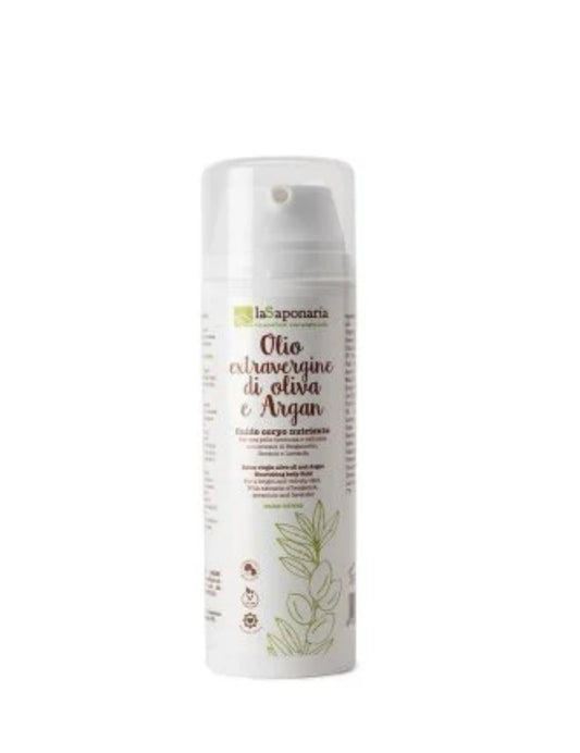Fluido corpo nutriente bio - argania spinosa ed extravergine d'oliva 150ml