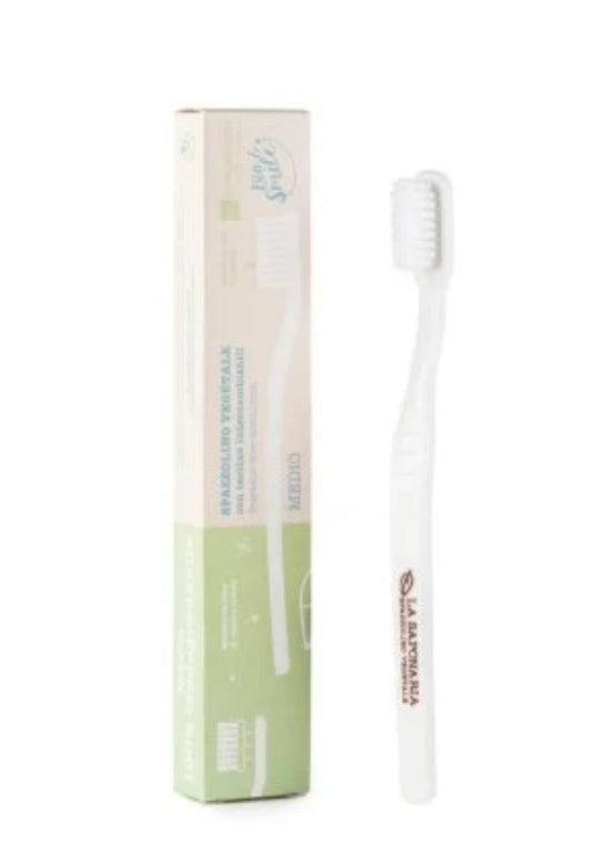 Spazzolino fibra vegetale - setole medie