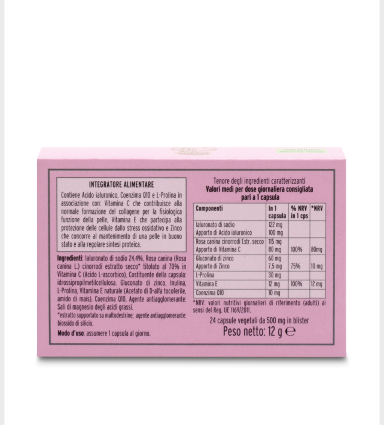 Integratore Acido Ialuronico Special Care 24 capsule