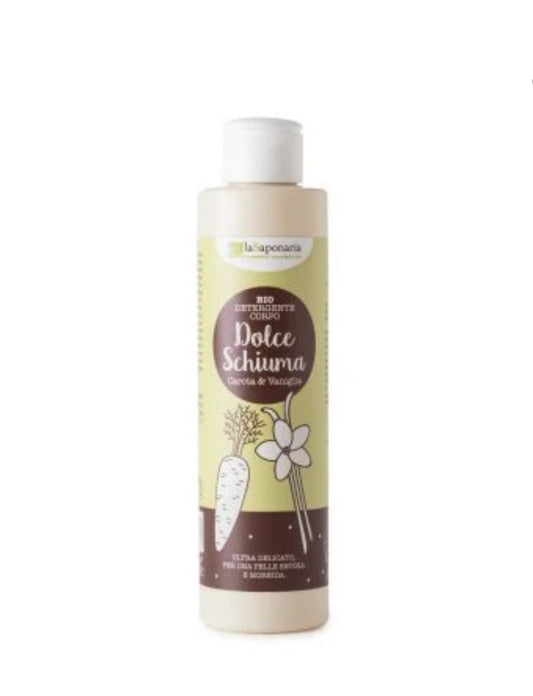 Detergente corpo Vaniglia e Carota - Dolce Schiuma 200ml