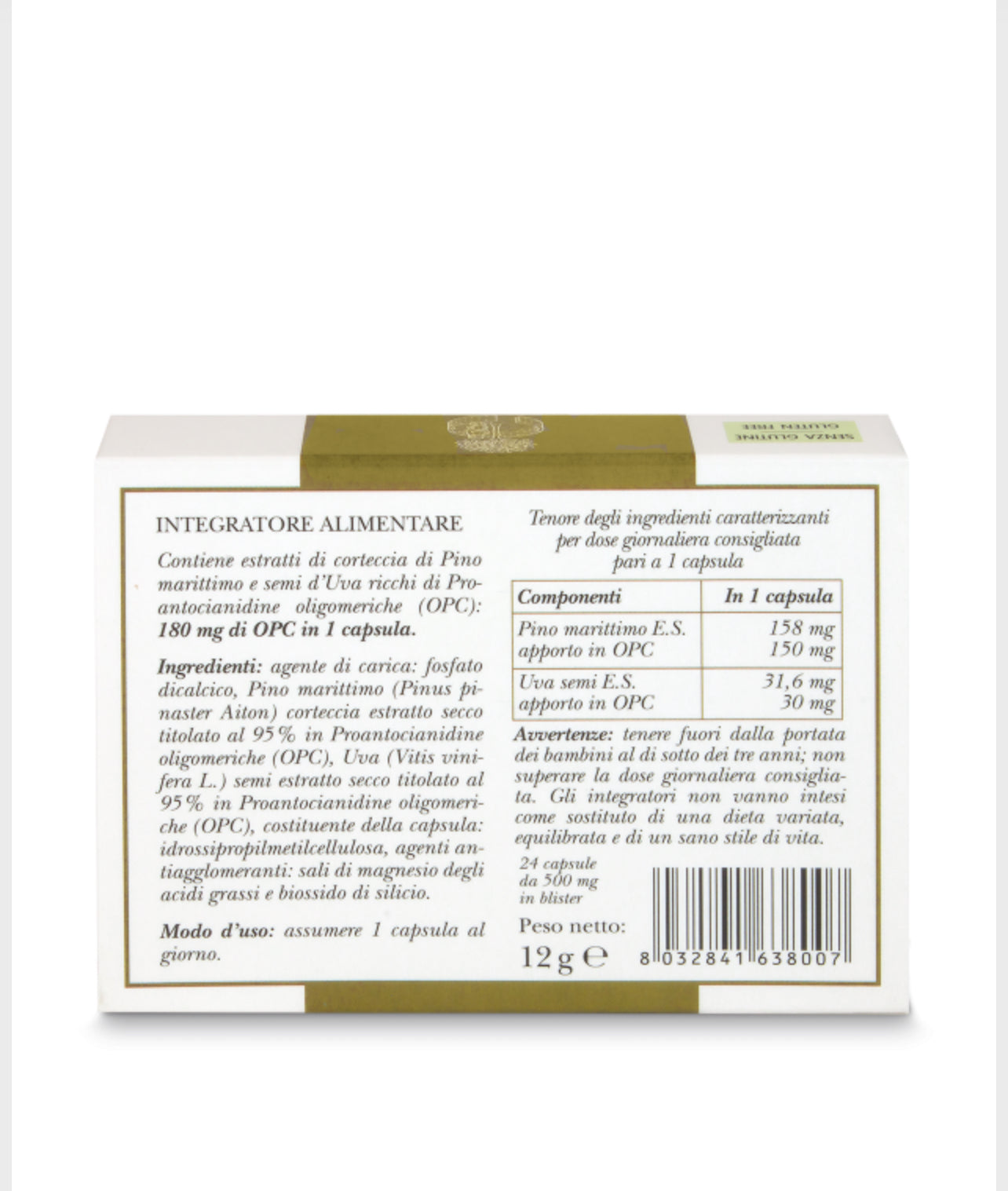 Integratore OPC
24 capsule