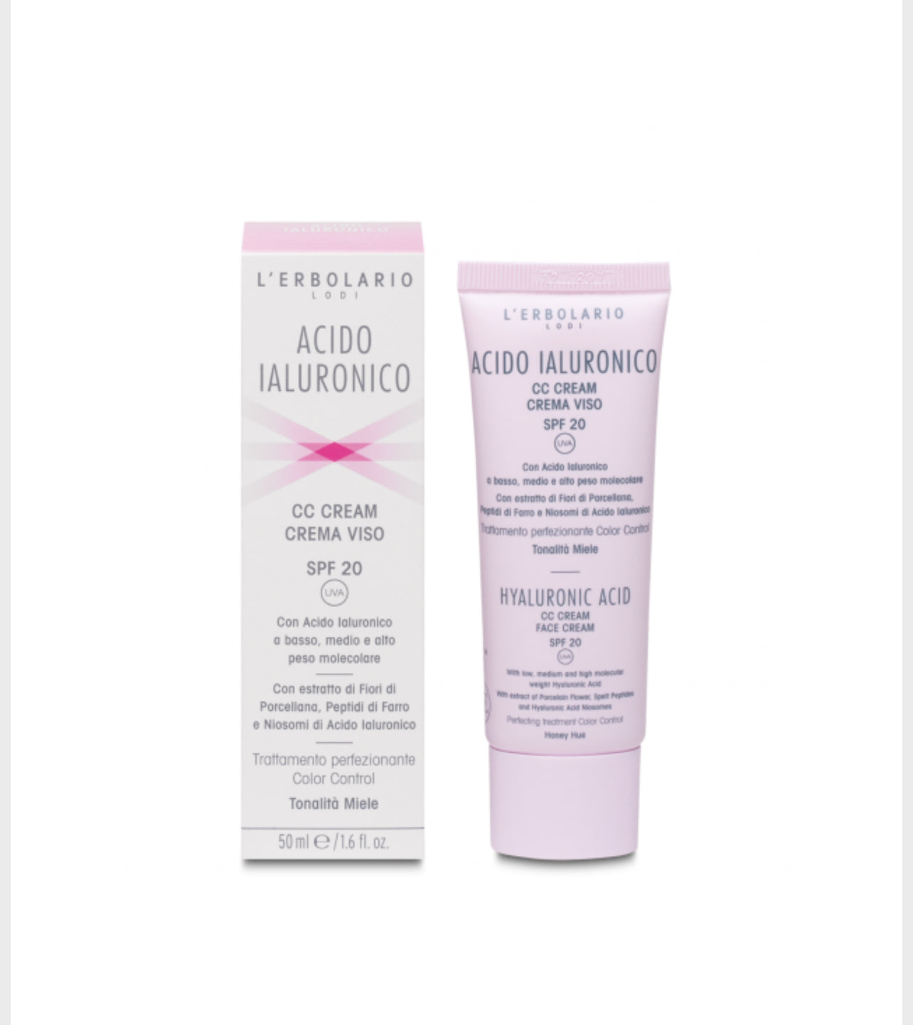 CC Cream tonalità Miele Acido Ialuronico 50ml