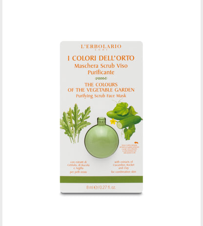 Maschera Scrub Viso Purificante I Colori dell'Orto 8g
