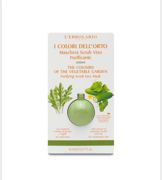 Maschera Scrub Viso Purificante I Colori dell'Orto 8g