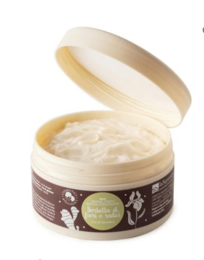 Crema corpo idratante Iris e Zenzero - Sorbetto di fiori e radici 180ml