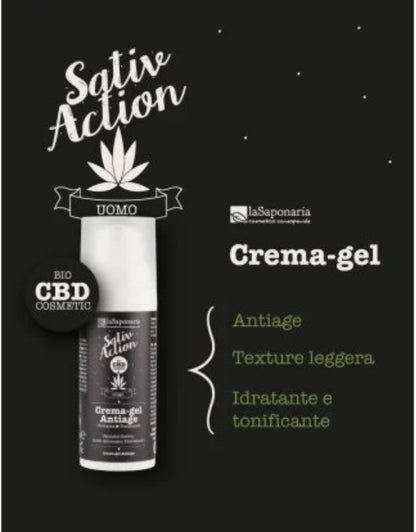 Crema-Gel viso uomo Antiage 50ml