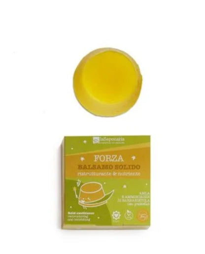 Balsamo solido bio Forza - ristrutturante e nutriente 40g