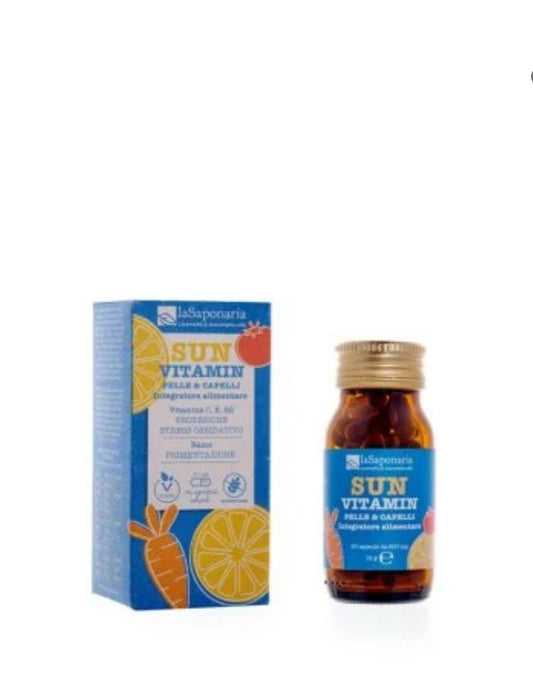 SUN VITAMIN - Integratore alimentare protezione e pigmentazione 30 capsule