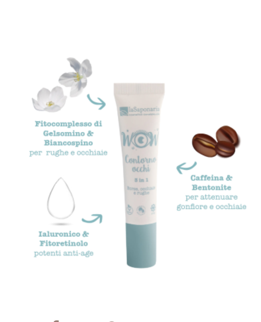 Crema contorno occhi 3 in 1 - 15ml