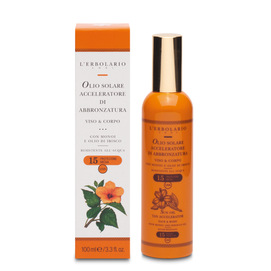 Olio Solare Acceleratore di Abbronzatura SPF 15 100ml