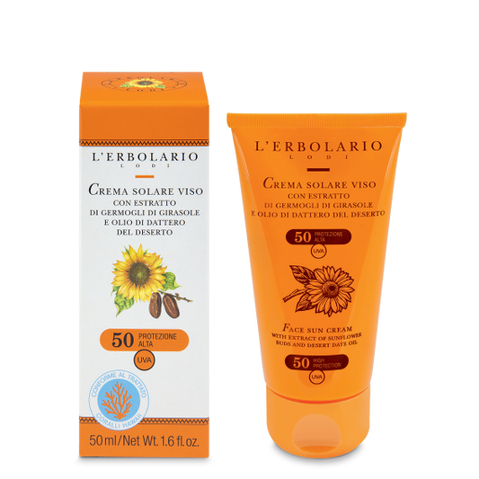 Crema Solare Viso SPF 50.   50ml