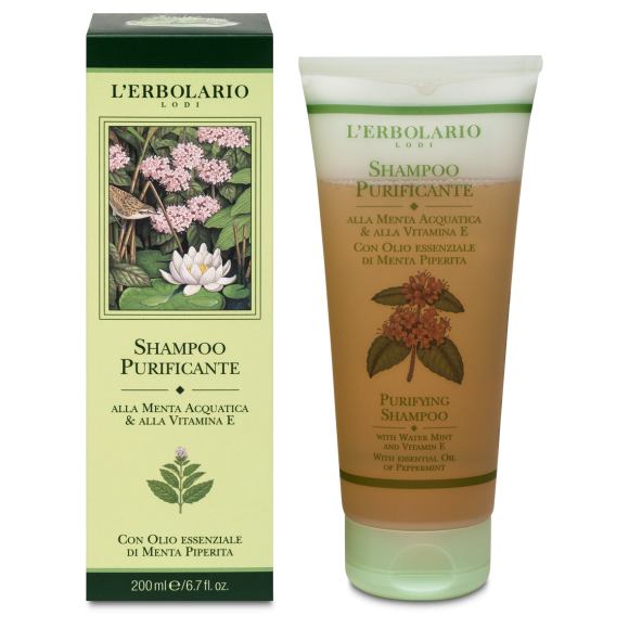 Shampoo Purificante alla Menta e alla Vitamina E 200ml