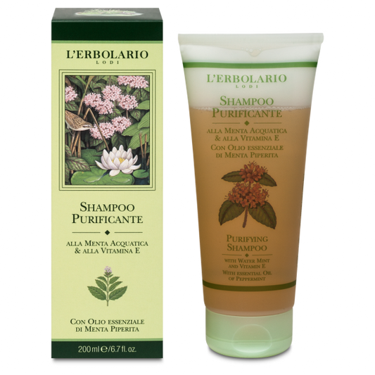 Shampoo Purificante alla Menta e alla Vitamina E 200ml